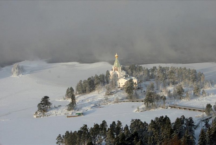 Остров Валаам зима